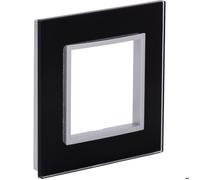 Plaque de finition simple en verre Kalya - Noir - Zenitech