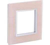 Plaque de finition simple en verre Kalya - Rose - Zenitech