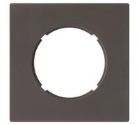 Plaque de finition simple Fontini Dom taupe satin à composer