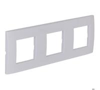 Zenitech Plaque de Finition Triple Kalya - Blanc