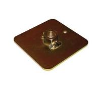 Plaque de fixation à souder pour oeillets