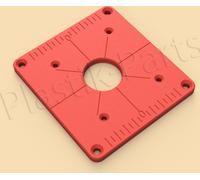 Plaque de fixation ABS Plaque d'insertion pour table de fraisage Bosch GKF 550 Professional