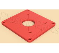 Plaque de fixation ABS Plaque d'insertion pour table de fraisage Bosch GKF 600 Professional