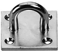 Plaque de fixation avec anneau Type N° 74 TOOLCRAFT Nr. 74 892624 (L x l x H) 35 x 35 x 25 mm