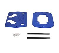 Plaque de Fixation Batterie, Support Métal pour Batteries Auto, Compatible Optima 34/78, Installation Universelle, Sécurité Renforcée - Résistant aux Chocs et Polluants, Montag (B (bleu))