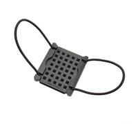 Plaque de fixation de poids de plongée pour sangle de 5 cm avec rivets pour maintenir solidement les blocs de 1 kg à 2 kg pour systèmes de harnais BCD (noir)