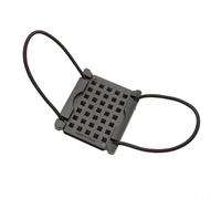 Plaque de fixation de poids de plongée pour sangle, support de poids en fibre de verre en nylon avec rivets dentelés, plaque inférieure à réglage rapide pour harnais BCD Dry Suit Diverses (noir)