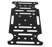 Plaque de Fixation en Acier au Carbone pour Boîte aux Lettres Noir