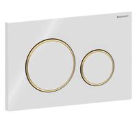 Plaque de fixation Geberit Sigma20 pour rinçage à 2 quantités, 115.882.KK.1, Couleur: blanc