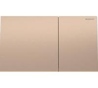 Plaque de fixation Geberit Sigma70 pour rinÃ§age Ã 2 quantitÃ©s, 115.622., Coloris: Acier inoxydable or rose - 115.622.QB.1