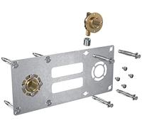 Kit plaque ROBIFIX pour tube PER ou PB - Entraxe 150mm - raccord coudé à sertir- Ø sortie