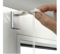 Plaque de fixation pour stores plissés, sans perçage, tirette pour stores plissés, lève-rideau, support de fixation sans clou, sup