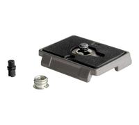 Plaque de fixation rapide Manfrotto 200PL avec vis 1/4 et 3/8 Noir