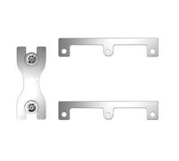 Plaque de fixation universelle en acier inoxydable 86 interrupteurs pour fixations électriques sécurisées et stables