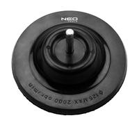 Plaque de fixation Velcro 125 mm x 4 mm, inclinable, goupille de 8 mm