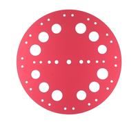 Plaque de fond d'apnée Équipement de plongée en alliage d'aluminium résistant à l'eau de mer pour les eaux profondes -environnement de plongée rouge