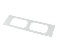 Plaque de fond Eaton pour largeur de 600mm avec 2 ouvertures de bride - 112917