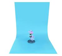 Plaque de Fond en PVC Givré, Accessoire de Photographie 120x60cm, Blanc - Résistante et Imperméable, Idéale pour Produits (Bleue)