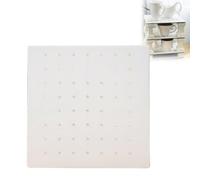 Plaque de four en céramique résistante à la chaleur, ultra-mince et perforée, épaisseur 0,5 cm, panneau isolant carré, supporte une température de 1350 °C, idéale pour la céramique