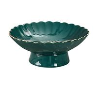 Plaque de fruits décoratifs, Ceramic Fruit Bowl,Fruit Tray Serving Dessert Fruit, Punch Dish for Snacks, Desserts Fruit Trays for Party(7inch)