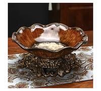Plaque de fruits décoratifs, Fruit Bowl Vintage Fruit Bowl,High-End Resin Storage Plate,Serving Tray for Nuts Dried Fruit Snacks Candy Compote Berry Tray