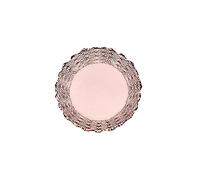 Plaque de fruits décoratifs, Grand plat de service rond en verre, beau bol de pièce maîtresse de conception européenne, élégant panier de fruits polyvalent, plateaux de fruits for la fête(Roze)