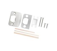 Plaque de gâche de porte standard pratique avec cales, gâches de sécurité résidentielles universelles, serrures de porte, dispositif de verrouillage des pênes dormants