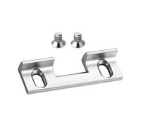Plaque de Gâche e Porte D’entrée Pièce de Remplacement Type 115 Réglable | Gâche de Serrure de Porte en Métal Insert Accessoire de Ferrure de Porte 46 x 14,4 x 9 mm Entraxe 32 mm