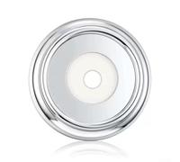 Plaque de garniture pour bec de baignoire en acier inoxydable avec joint en mousse pour un ajustement sûr du robinet mural