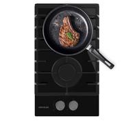 Plaque de Gaz - Cecotec - Bolero Squad G 2200F - 2 Feux - Verre Noir - 5250 W