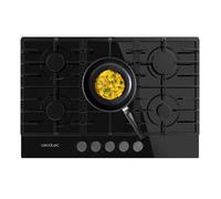 Plaque de Gaz - Cecotec - Bolero Squad G 5200F - 5 Feux - Verre Noir - 11000 W