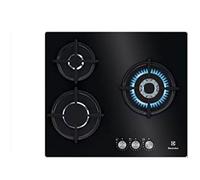 Electrolux Serie 600 KGE6633NOK Table de cuisson au gaz Noir - 3 foyers