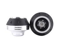 Plaque de glissement de la fourche CNC alliage d'aluminium roue avant motocyclette rouleau anti - chute motocyclette coussin anti - collision de la roue de la fourche coussin universel(argent)