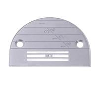 Plaque de gorge pour machine à coudre industrielle, style E, argent E16 | Construction en acier, durable, facile à utiliser et à remplacer, s'adapte à la plupart des machines industrielles à aiguille