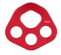 Plaque de gréement, Aluminium antirouille fiable extérieur de 4 Trous pour Patte Plaque de gréement Escalade Multi Vitesse de connecteur de Point d'ancrage