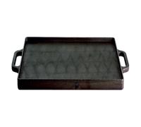 Plaque de gril (plancha) en fonte, 38 x 38 cm