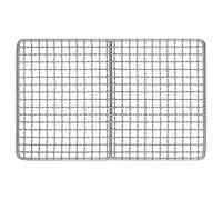 Plaque de gril pour barbecue, support de barbecue en métal ultraléger avec surface antiadhésive ondulée, filet de gril de camping de 104 g pour la randonnée en plein air et le