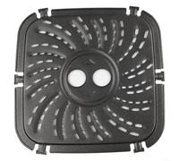 Plaque de grill pour friteuse PowerXL Pro Air Fryer Plus, acier au carbone, revêtement antiadhésif, avec 6 languettes en caoutchouc (24 x 24 cm)