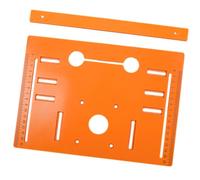 Plaque de guidage d'alignement avec pièce de guidage et échelle de règle, B | Pièce de guidage pour l'alignement du travail du bois et l'utilisation des tâches de configuration mesurées