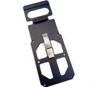 Plaque de guidage de positionnement à angle droit pour scie circulaire et scie circulaire avec alliage d'aluminium et pince latérale réglable pour plus de stabilité (noir)