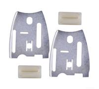 Plaque de guidage de rechange compatible avec tronçonneuse XP 61 66 181 266 268 272 281 288 Numéro de pièce de fabrication 501 81 48 01 Comprend 2 plaques et 2 bandes de pare-chocs