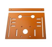 Plaque de guidage de scie électrique pour machine de découpe de moteur de 10,2 cm, base inférieure en résine phénolique avec marquage d'échelle, 28 x 25 cm, compatible avec les conceptions de routage