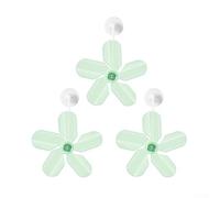 Plaque de guidage du flux d'air pour climatisation pour voitures conçue pour diriger l'air efficacement et améliorer le contrôle de la température de l'habitacle avec une installation facile (vert, 3