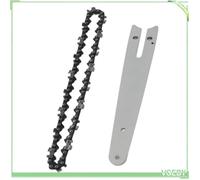 Plaque de guidage et chaîne de 6 pouces pour mini tronçonneuse - Acier au manganèse