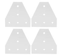 Plaque de Jonction en Forme de L Support à 5 Trous à L'extérieur de la Plaque de Connexion à Angle Droit Support D'angle pour Profilé en Aluminium(3030T)