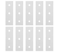 Plaque de jonction plate en aluminium 10 pièces, plaques de fixation de réparation robustes, connexion d'allongement droite professionnelle pour profils qui se chevauchent, (3030)