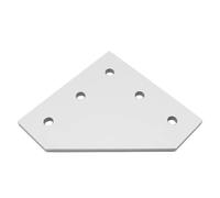 Plaque De Jonction Profilée En Aluminium Série 2020 3030 4040, 5 Trous, Support D'angle En Forme De L/T For Cadre D'imprimante 3D, 4 Pièces