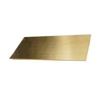 Plaque de laiton for la fabrication de bijoux - Feuilles de laiton de 1,2 à 6 mm d'épaisseur, résistance exceptionnelle, 1 pièce(5 * 50 * 100MM)