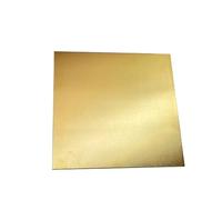 Plaque de laiton for la fabrication de bijoux - Feuilles de laiton de 1,2 à 6 mm d'épaisseur, résistance exceptionnelle, 1 pièce(6 * 100 * 100MM)