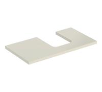 Geberit ONE - Waschtischplatte Ausschnre für Aufsatzwaschtischschale 900x30x470mm sandgrau hochglanz